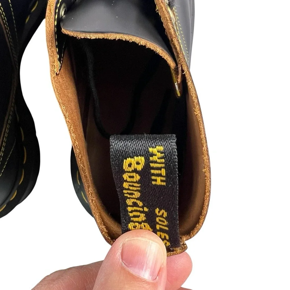 Dr Martens Church Vintage Monkey Boots Black Leather Men's 6 Women's 7 EU 38